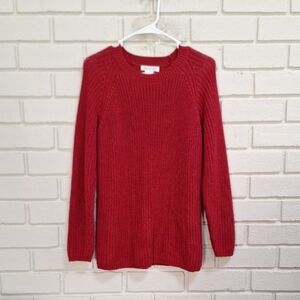 Hastings & Smith Red Thick Warm Crew Neck Sweater. Size Medium